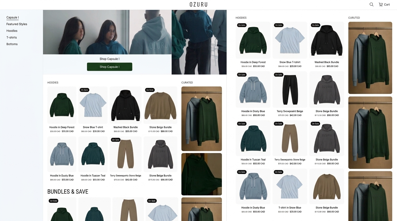 Redesigned project experience